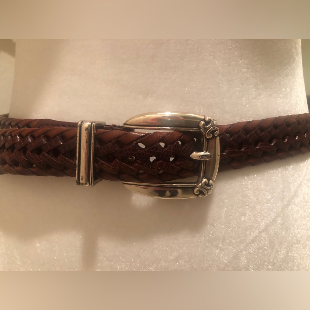Fossil Women’s woven leather belt - size M